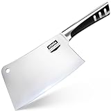 Utopia Kitchen 7 inch Cleaver Knife Stainless Steel Chef Butcher Knives for Meat, Vegetable Multipurpose Kitchen Chef Knife Chopping Bone