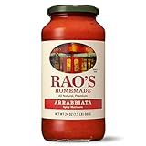 Rao's Homemade Arrabbiata Sauce, Spicy Tomato Sauce, Pasta Sauce, Carb Conscious, Keto Friendly, All Natural, Premium Quality, With Italian Tomatoes & Crushed Red Pepper, Arrabbiata, 24.0 Ounce