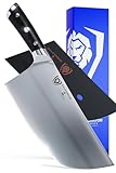 Dalstrong Meat Cleaver Knife-9'- Gladiator Series-'The Ravager'-Heavy Duty Butcher Kitchen Knife Gift-Forged High Carbon German Steel-BBQ, Meat Knife-w/Sheath-NSF Certified