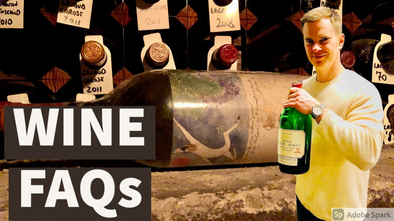 Frequently Asked WINE QUESTIONS:  Attorney Somm Answers